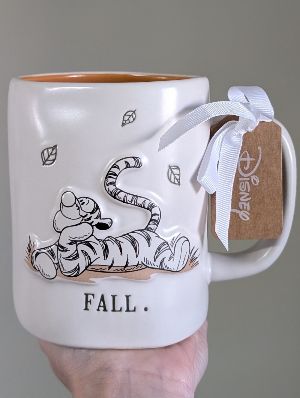 Rae Dunn x Disney Winnie The Pooh Tigger FALL Mug, Embossed Design